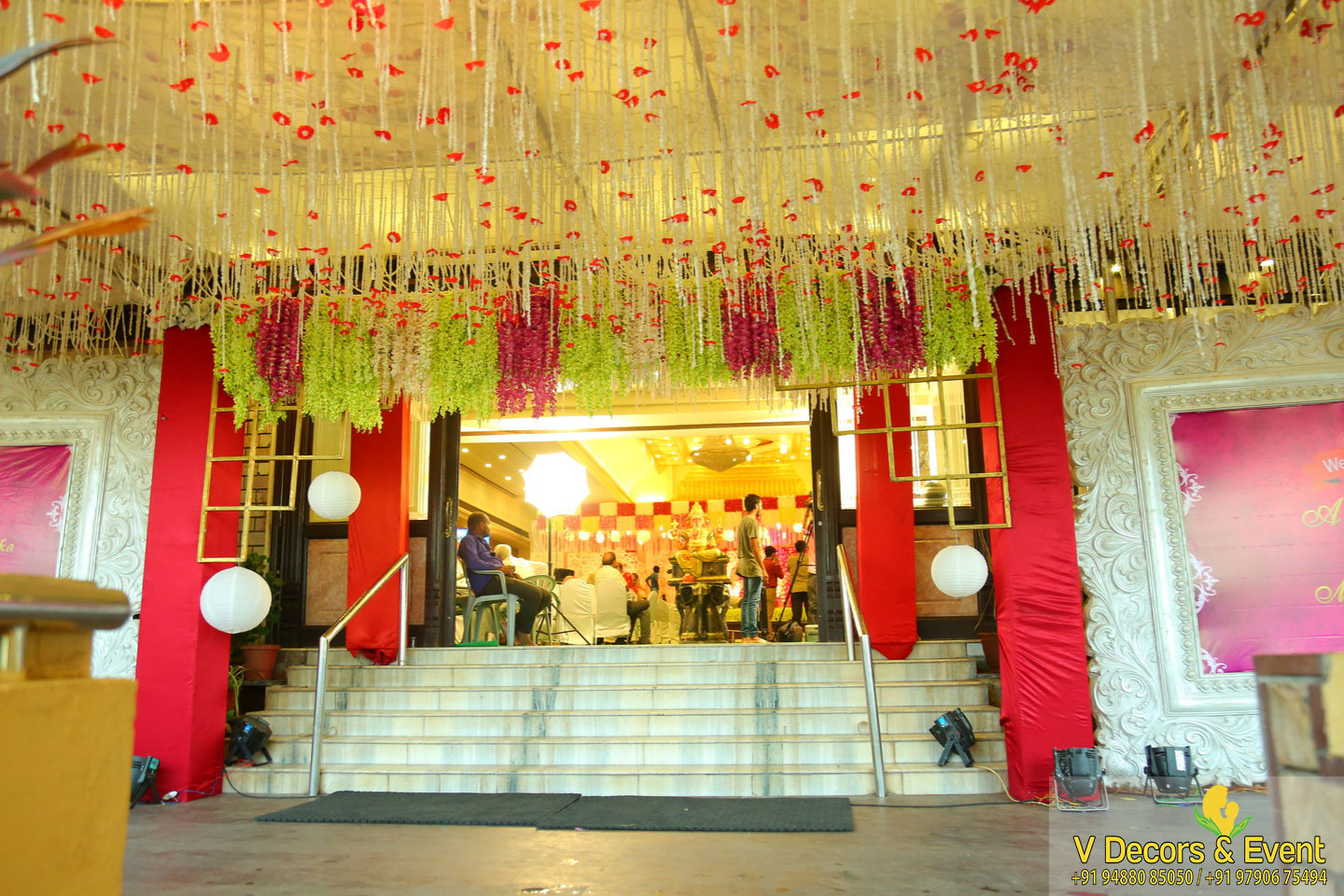 Reception Decoration Organize at Jayaram Thirumana Nilayam